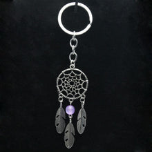 Dream Catcher Key Chain Silver Ring Feather Tassels Keyring Keychain For Gift Indian Style  J4U66