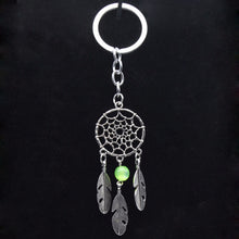Dream Catcher Key Chain Silver Ring Feather Tassels Keyring Keychain For Gift Indian Style  J4U66