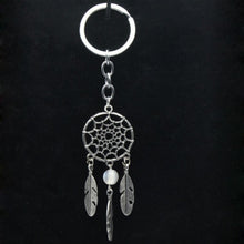 Dream Catcher Key Chain Silver Ring Feather Tassels Keyring Keychain For Gift Indian Style  J4U66