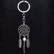 Dream Catcher Key Chain Silver Ring Feather Tassels Keyring Keychain For Gift Indian Style  J4U66