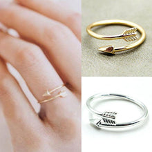Rings Brass Small Arrow Wedding Rings for Women Gift in Party J4U66