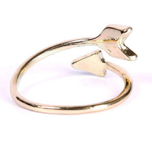 Rings Brass Small Arrow Wedding Rings for Women Gift in Party J4U66