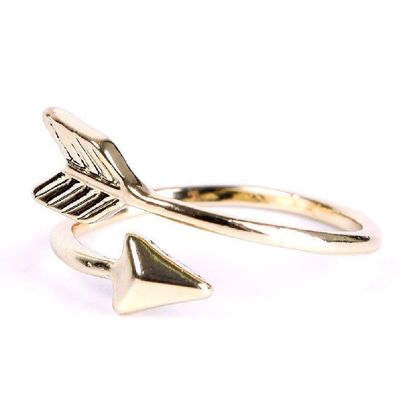 Rings Brass Small Arrow Wedding Rings for Women Gift in Party J4U66