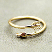 Rings Brass Small Arrow Wedding Rings for Women Gift in Party J4U66