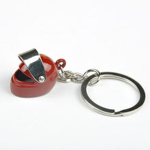 Helmet Key Chain Alloy Motorcycle Casque Keychain Men And Women Key Ring Trendy Keyring For Car Purse Bag Gift  J4U66