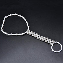 Imitation Pearl Barefoot Beach Anklets Sandals Anklet Foot Chain Jewelry white J4U66