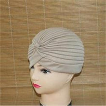 India Caps Retro Headband Hijab Turban Dual Purpose Solid Pleated Women Kerchief Headwear Shower Hat J4U66
