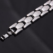 Men Scorpion Black Silved plated Chunky Titanium Stainless Steel Bracelets & Bangles Jewelry for Men Birthday Gift J4U66