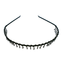 Mens Women Black Hair Accessories Head Hoop Band Sport Headband Hairband Hairpins Styling Tool J4U66