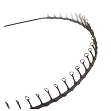Mens Women Black Hair Accessories Head Hoop Band Sport Headband Hairband Hairpins Styling Tool J4U66