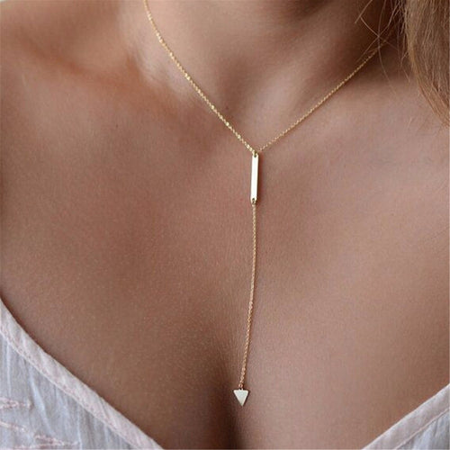 Casual Gold Plated Necklace Personality Infinity Fish Leaves Cross Lariat Pendant Necklaces Jewelry J4U66