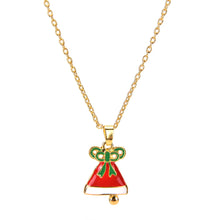 Pendant Necklace/Earrings Jewelry Set Auger Bell Pendant Jewelry For Women J4U66