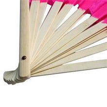 Colorful Hand Made Women Belly Dancing Fans Tools Simulation Silk Bamboo Long Veils Fans for Women J4U66