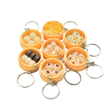 Creative Gifts Emulation Food Buns Steamers Keychain Phone Pendant Multi Styles J4U66
