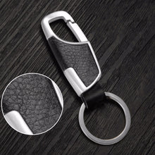 Creative Metal Faux Leather Car Keyring Keychain Gifts For Men 4 Colors J4U66