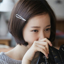 Rehinstone Black White Barrette Women Hairpins Hair Clips J4U66