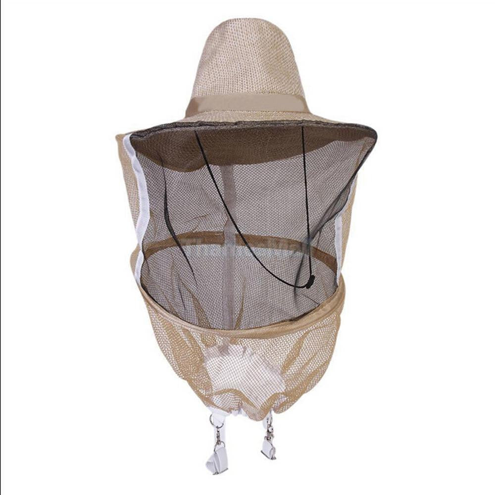 Fishermen Clothing Beekeeping Hat Face Protector Bee Protective Cap Insect Fishing Mesh Mask Net J4U66