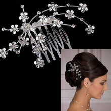 Hair Care Girl Silver Personality Crystal Bridal Jewelry Princess Chic Heaband Head Jewelry Wedding Flower Delicate J4U66