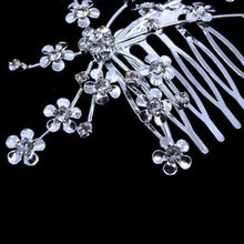 Hair Care Girl Silver Personality Crystal Bridal Jewelry Princess Chic Heaband Head Jewelry Wedding Flower Delicate J4U66