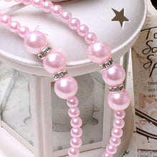 Korean Style Princess pearl with rhinestone Elegant kids Girl pearl Headbands Hair bands children Hair Accessories J4U66