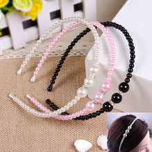 Korean Style Princess pearl with rhinestone Elegant kids Girl pearl Headbands Hair bands children Hair Accessories J4U66