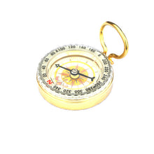 Outdoor Camping Hiking Portable Brass Pocket Golden Compass Navigation J4U66