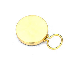 Outdoor Camping Hiking Portable Brass Pocket Golden Compass Navigation J4U66