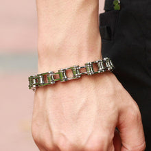 Punk Biker Bracelet Male Motorcycle Link Chain Bike Bicycle Chain Bracelet Bangles Classic Stainless Steel Bracelet Men J4U66