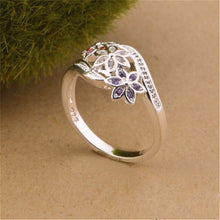 Ring For Women Plated Flower Ring Mini Finger Women Rings Wedding Jewelry  J4U66