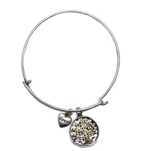 Style Alloy Trendy Bracelet Bangles Vintage Tree of Life Love Heart Bangle Gifts For Women girls J4U66