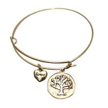 Style Alloy Trendy Bracelet Bangles Vintage Tree of Life Love Heart Bangle Gifts For Women girls J4U66