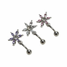 Sun Flower Stainless Steel Piercing Belly Button Rings Body Piercing Navel Jewelry  J4U66