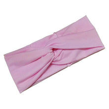 Women Girl's  Turban Twist Headband Head Wrap Knotted Soft Bandana Hairband Hair Band Accessories J4U66