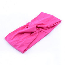 Women Girl's  Turban Twist Headband Head Wrap Knotted Soft Bandana Hairband Hair Band Accessories J4U66