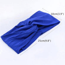 Women Girl's  Turban Twist Headband Head Wrap Knotted Soft Bandana Hairband Hair Band Accessories J4U66