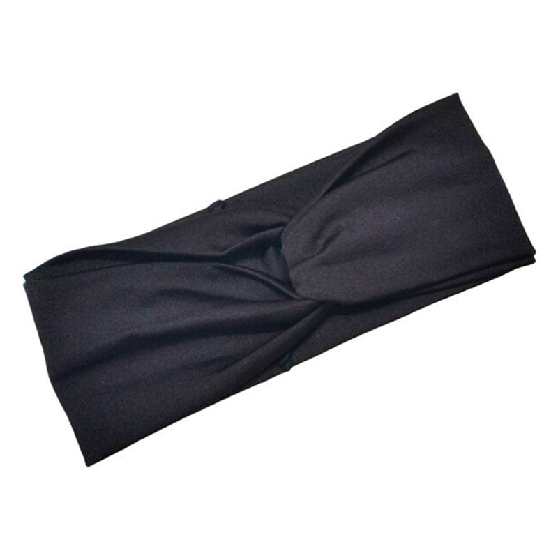 Women Girl's  Turban Twist Headband Head Wrap Knotted Soft Bandana Hairband Hair Band Accessories J4U66