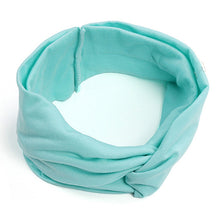 Women Girl's  Turban Twist Headband Head Wrap Knotted Soft Bandana Hairband Hair Band Accessories J4U66