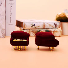 Piano Ring Box Earring Pendant Necklace Jewelry Treasure Gift Case Wedding J4U66