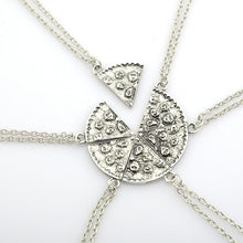 Pizza Pendant Necklaces Friendship Necklace Best Friends Forever Creative Keepsake Memorial Day For Friends J4U66