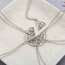 Pizza Pendant Necklaces Friendship Necklace Best Friends Forever Creative Keepsake Memorial Day For Friends J4U66