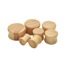 Punk Ear Expanders Organic Wood Bamboo Plug Ear Double Flare Saddle Flesh Tunnel Stretcher Expander Jewelry Body Piercing J4U66