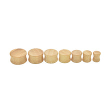 Punk Ear Expanders Organic Wood Bamboo Plug Ear Double Flare Saddle Flesh Tunnel Stretcher Expander Jewelry Body Piercing J4U66