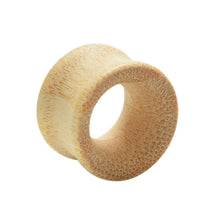Smooth Bamboo Saddle Body Jewelry Ear Gauge Plugs And Flesh Tunnels Stretching Hollow Expander 8-20MM J4U66
