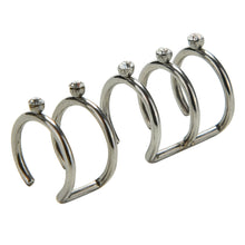 U Shape Silver Ear Cuff Wrap Stud 2/3 Row Helix Cartilage Earrings Clip on Piercing J4U66