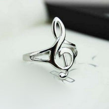 Unique Hollow Out Musical Notes Rings For Women And Men Jewelry  J4U66