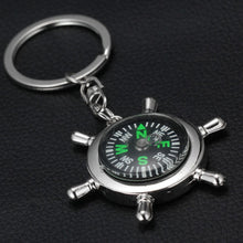 Compass Metal Car Keyring Keychain Key Chain Ring Keyfob Gift J4U66