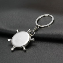 Compass Metal Car Keyring Keychain Key Chain Ring Keyfob Gift J4U66