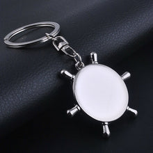 Compass Metal Car Keyring Keychain Key Chain Ring Keyfob Gift J4U66