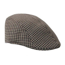 Plaid Flat Hats Beret for Men Women Warm Caps Beret Hat J4U66
