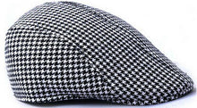 Plaid Flat Hats Beret for Men Women Warm Caps Beret Hat J4U66